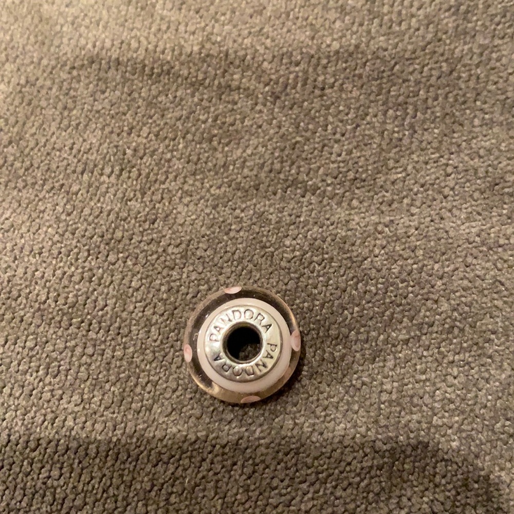 Pandora pink dot charm